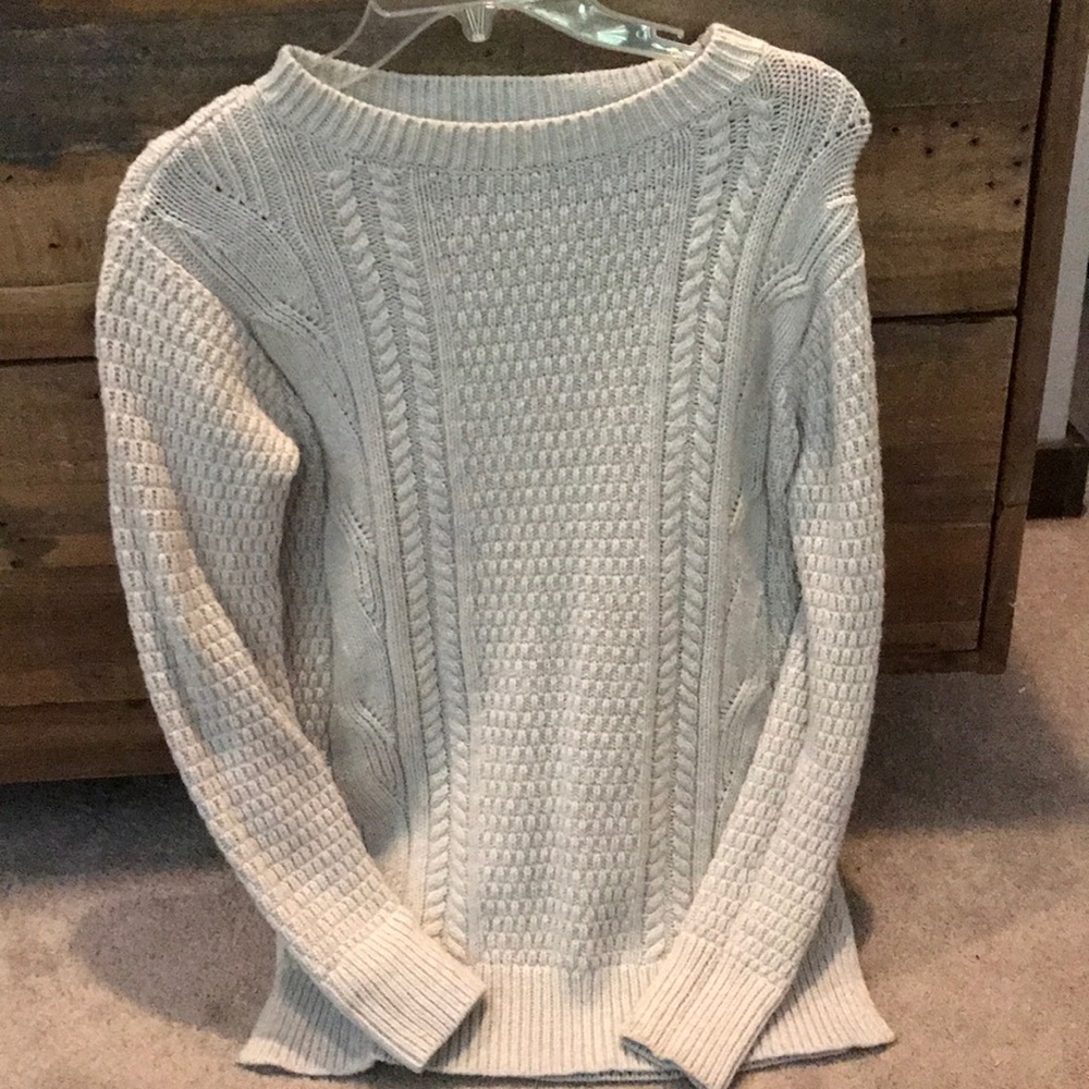 Heavy tan winter sweater